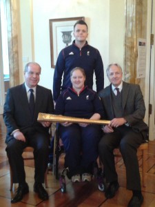 Aaron and Sara with Brazilian and British Ambassadors Rome 2013