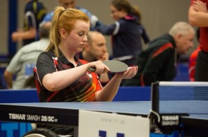 Megan Shackleton serving