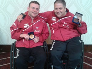 Rob & Paul team medals Slovakia