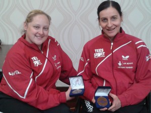 Sara & Jane with medals